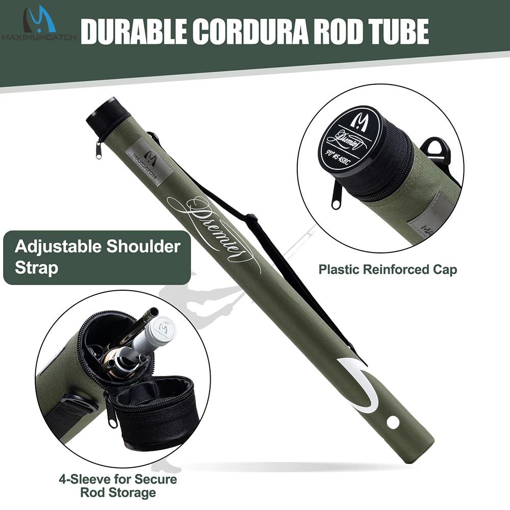 Canne Maximumcatch Premier X 3-12WT 8.4ft-9ft action moderate-fast - Canne haut de gamme avec tube voyage rigide