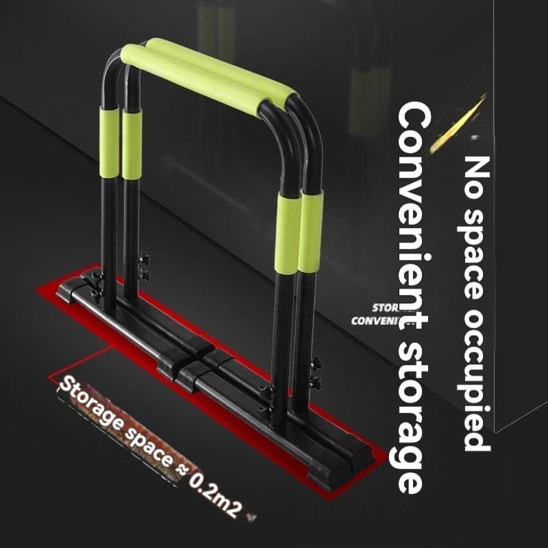 Barres parallèles split réglables en hauteur pour dips et flexions extensions bras - Équipement fitness maison
