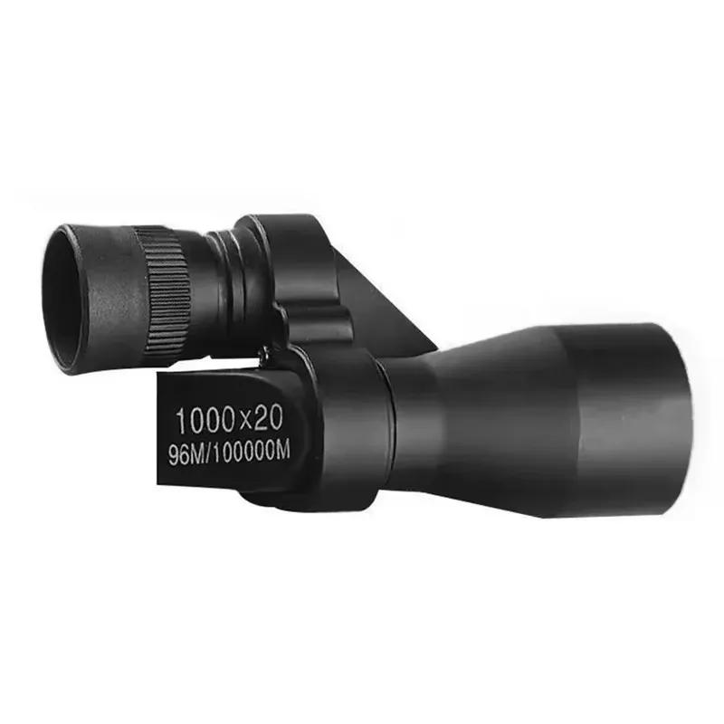 Mini télescope monocular portable 1000x20 pour pêche - Zoom haute puissance pour observation extérieure