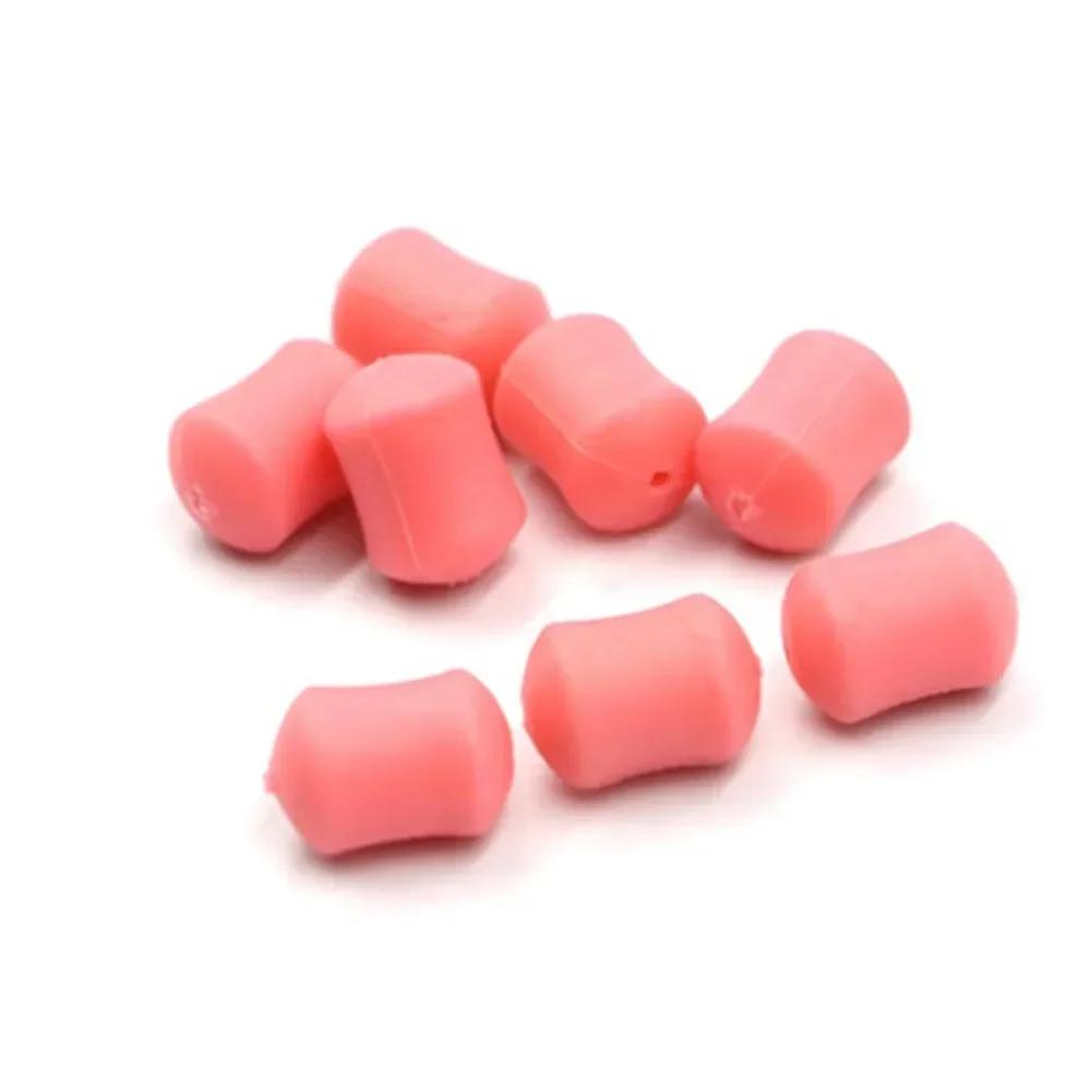 8 haltères plastique 12mm pour carpe - appâts artificiels à descente lente pour pêche fine et précise
