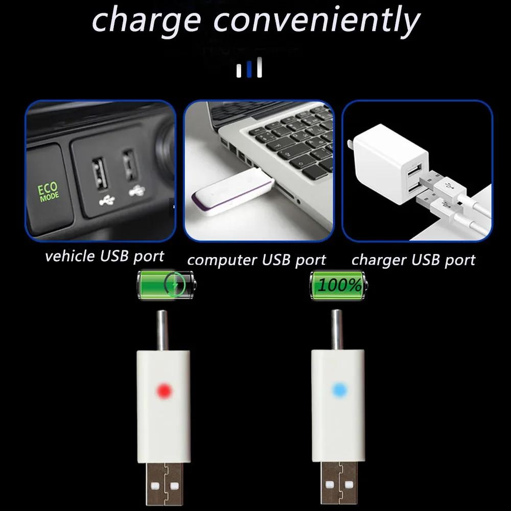 Lampe clip LED lumineuse CR425 rechargeable USB - Alarme de touche pour pêche nocturne avec batterie 3.6V