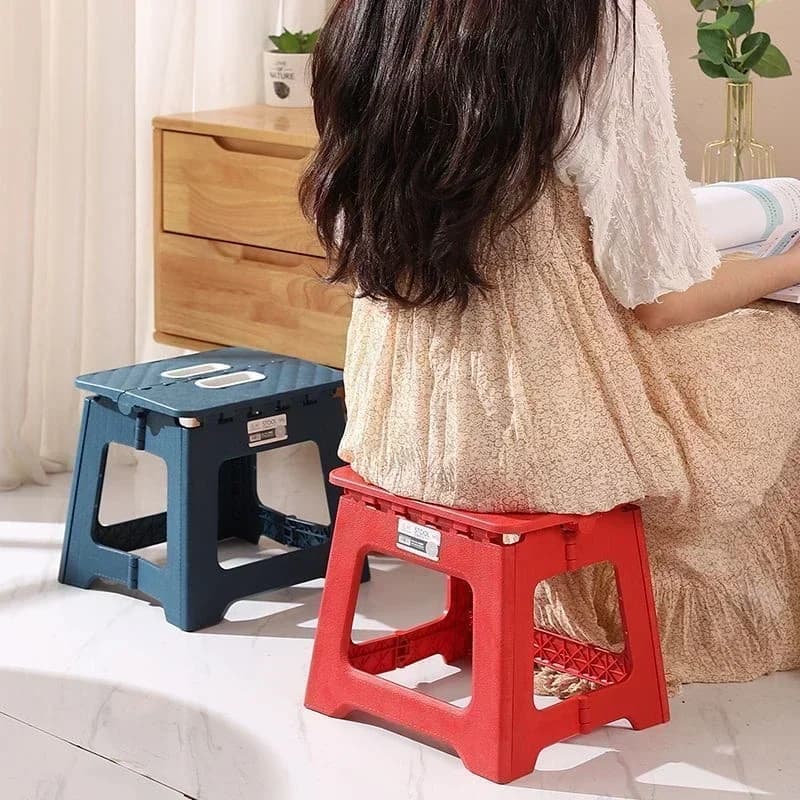 Tabouret pliant pêche portable adulte renforcé - Siège selle plastique épais pour activités extérieures