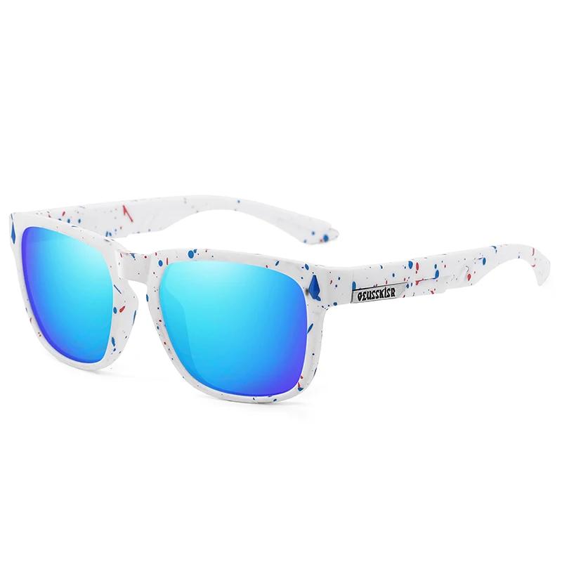 Lunettes de Soleil Polarisees GEUSSKISR Homme Femme - Protection UV pour Pêche et Sports Nautiques