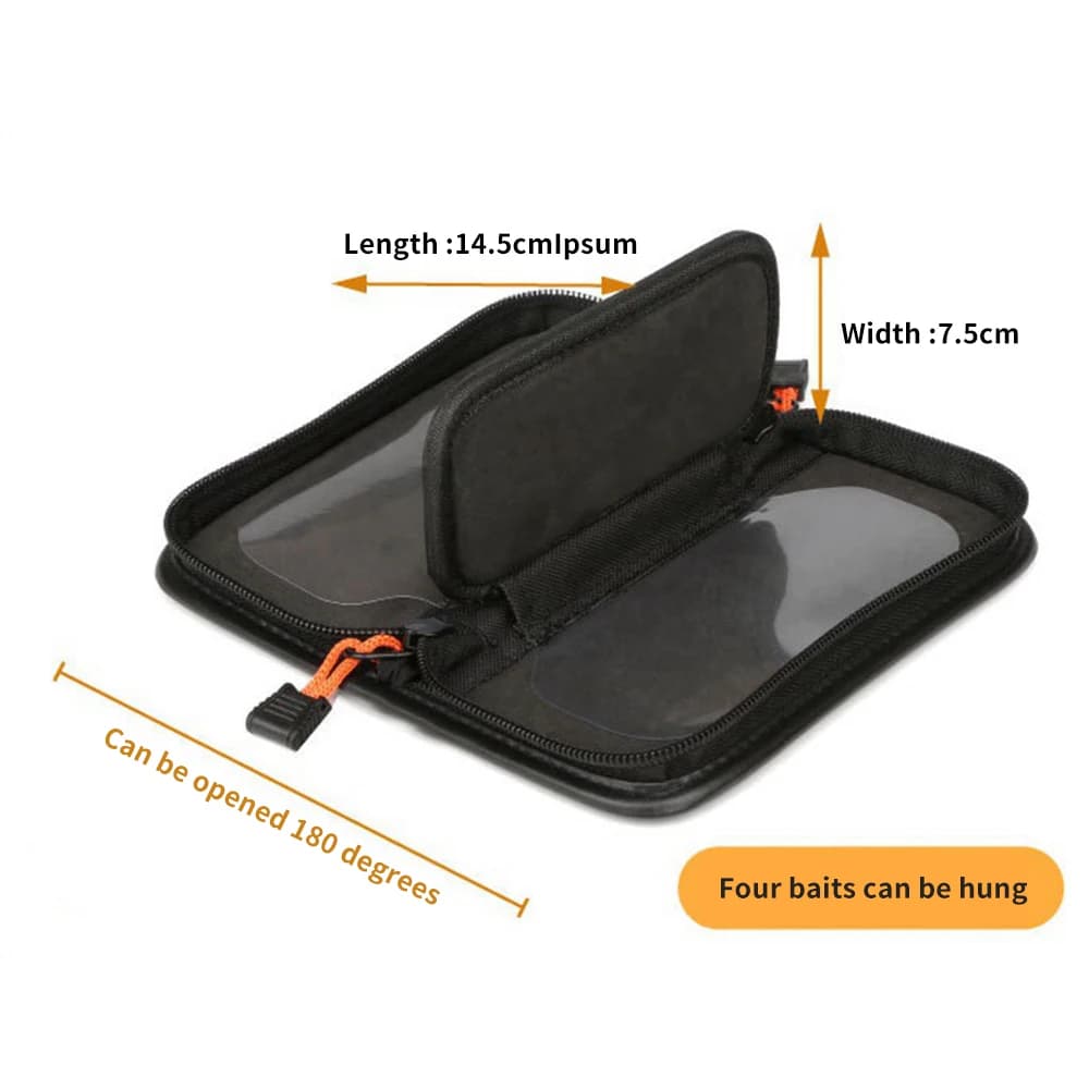 Porte-leurres et accessoires pêche grande capacité - Sac portatif pour jigs, spinners et sequins pesca