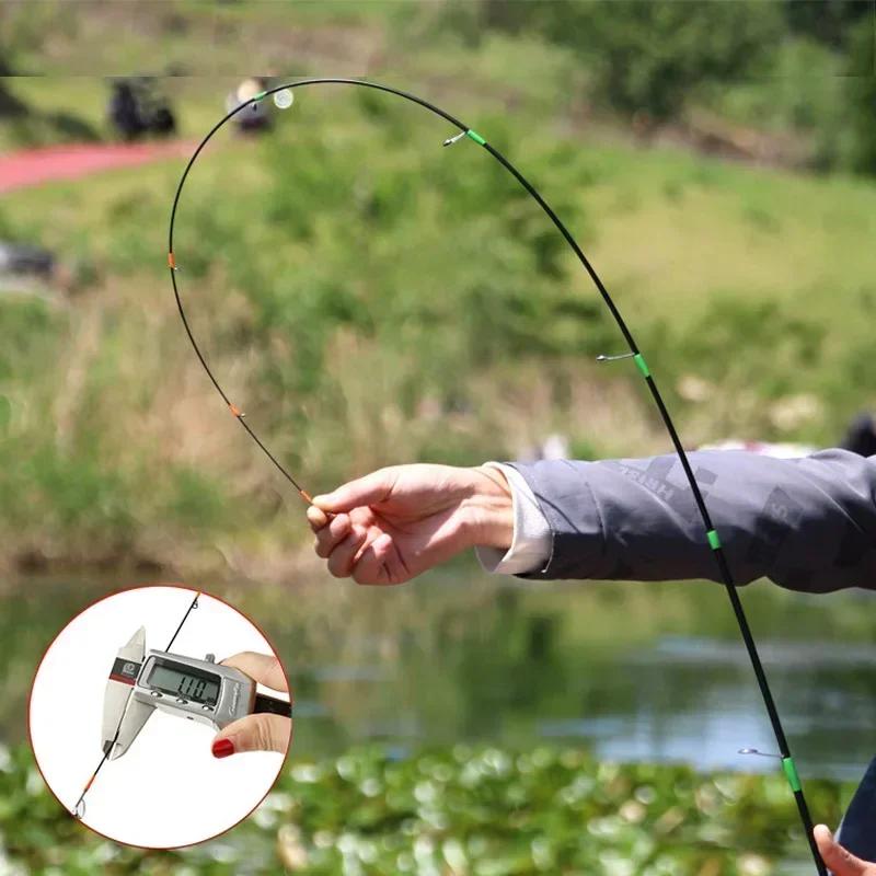 Canne à pêche ultra-légère carbone UL - Pour lancers 2-8g avec ligne 2-6LB, parfaite pour pêche aux leurres