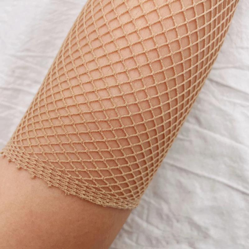Gants résille pêche transparents élastiques longs - Cosplay, scène, performance et mode personnalité