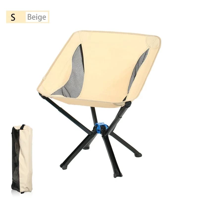 Petite chaise camping pliante portable - Siège randonnée pique-nique à ouverture rapide un bouton