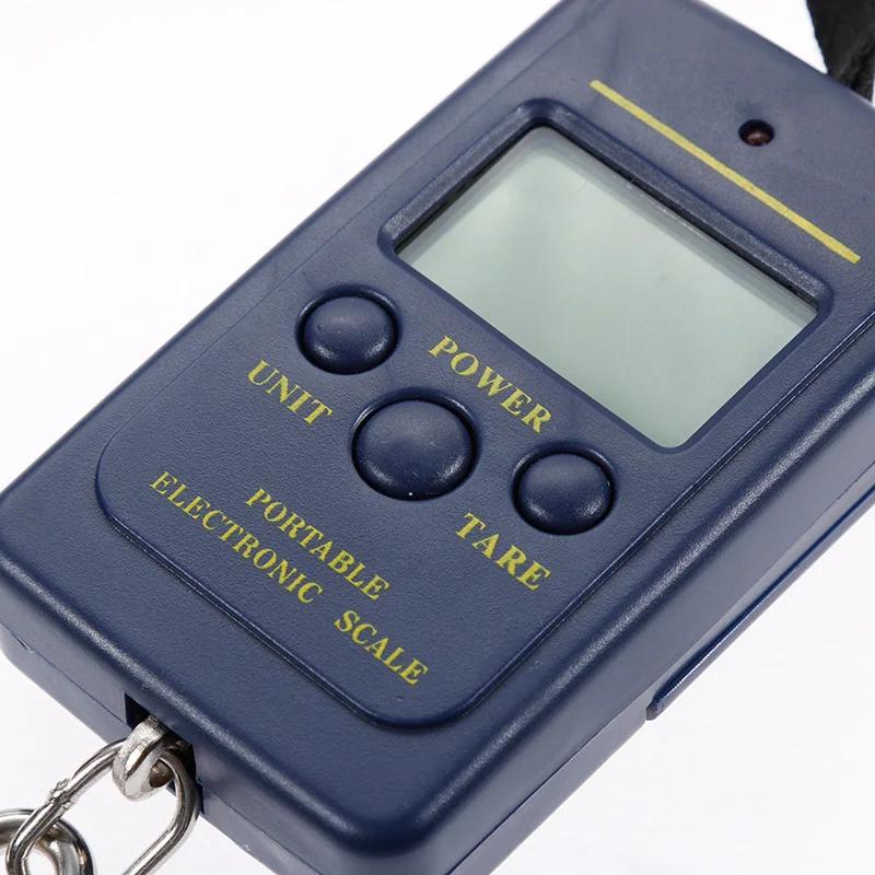 Balance Pêche Électronique Portable 40kg/10g Mini Poche Numérique Poids Hameçon Multifonction