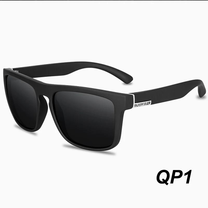 Lunettes de soleil vintage carrées pour pêche et conduite homme femme - Marque designer