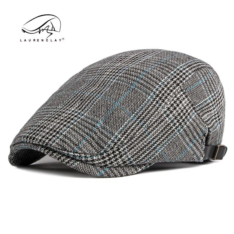 Casquette newsboy vintage pêche chasse homme - Style ivy cotton ajustable activités outdoor Gatsby