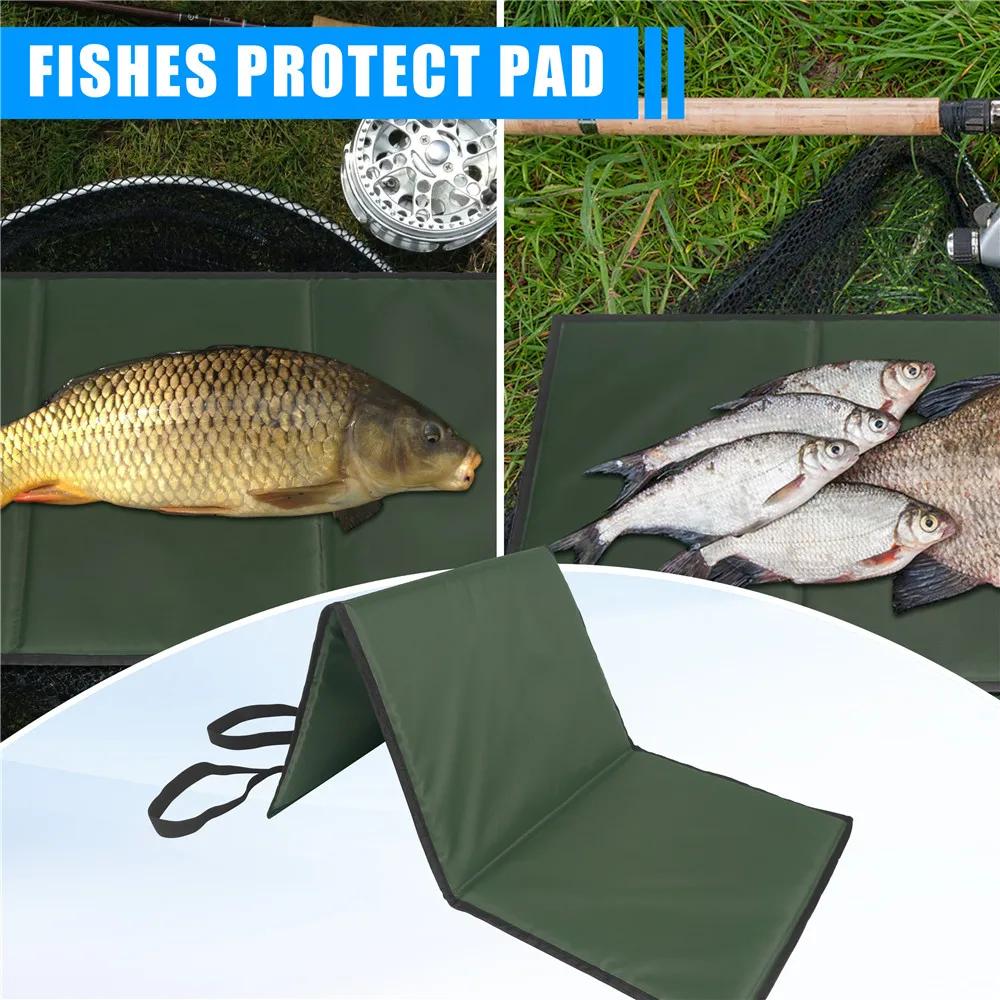 Tapis de décrochage carpe portable pliable rembourré - Protection poisson équipement pêche carpe