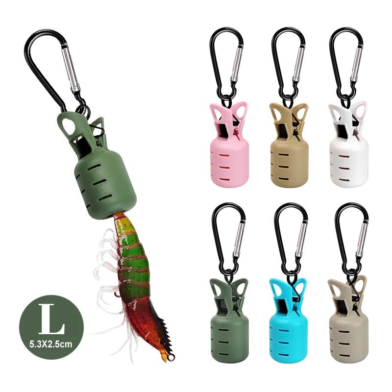 Kit protection leurre calmar 6 pièces - Capuchon appât poulpe egi avec mousqueton accessoires mer