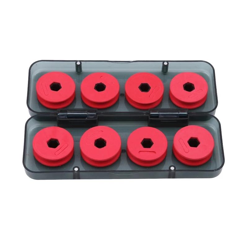 8/16Pcs Foam Winding Board - Bobines et Porte-Lignes pour Organisation Matériel Pêche Accessoire de Rangement