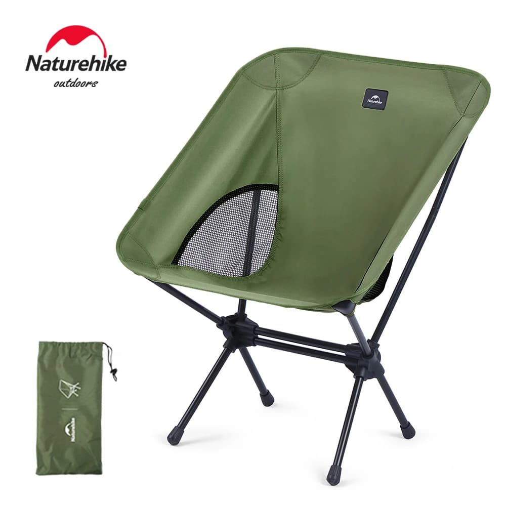 Chaise pliante pêche ultralégère Naturehike L01 - Fauteuil lune confortable pour camping et voyage
