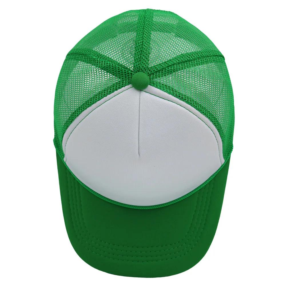 Casquette baseball mesh 5 panneaux logo personnalisable pêche sport snapback protection sol dad hat
