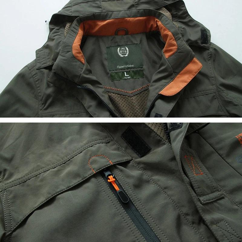 Veste business casual 2024 homme - Manteau sport coupe-vent léger printemps escalade