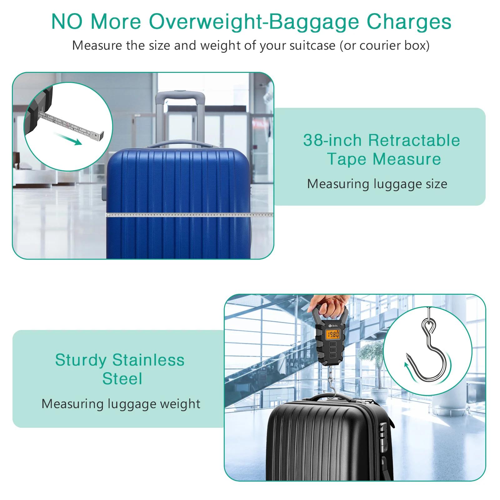 Balance pêche numérique 50kg avec règle intégrée - Pèse-électronique portable pour maison et voyages