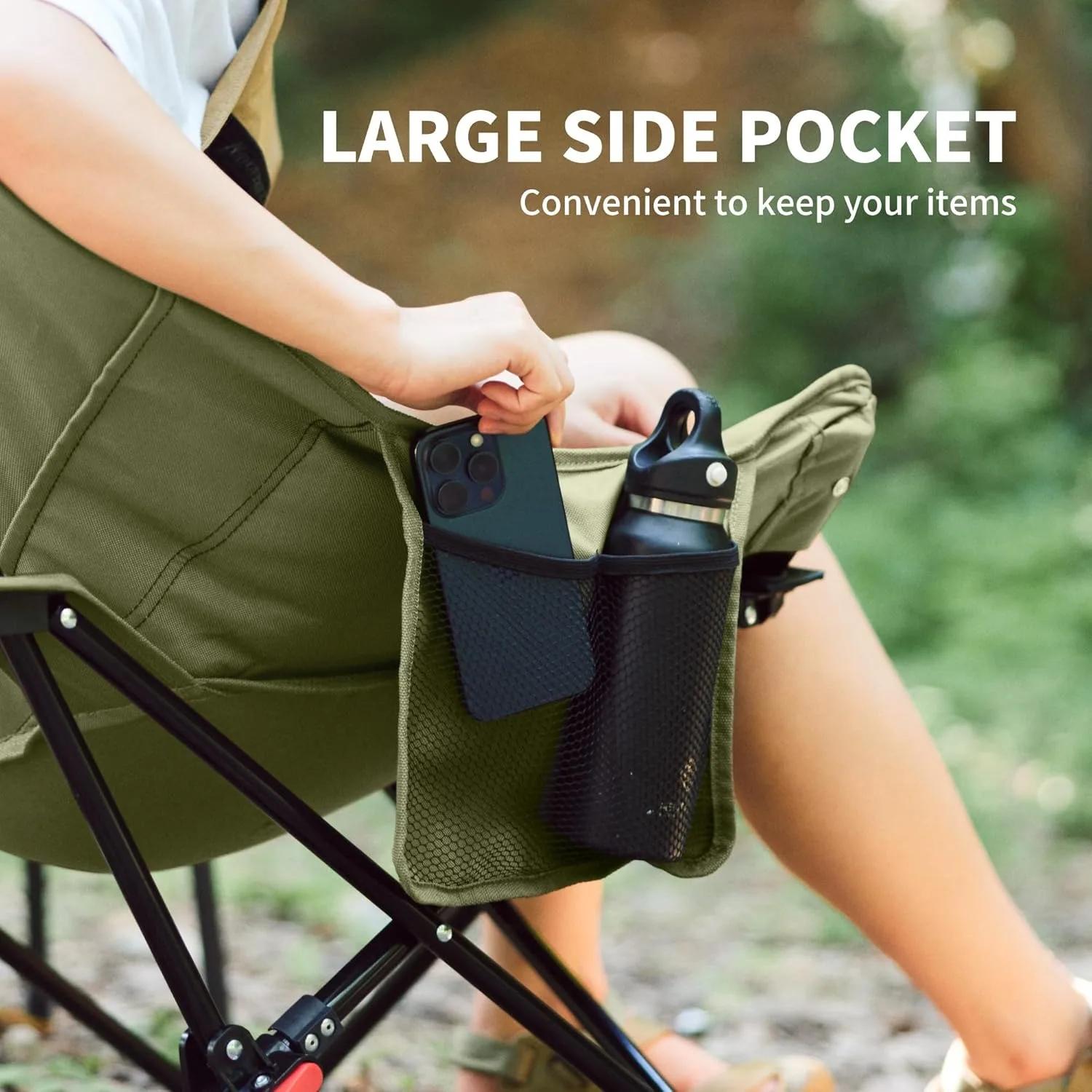 Chaise lune haut dossier Naturehike réglable pliante pêche rassemblement portable siège loisir pique-nique