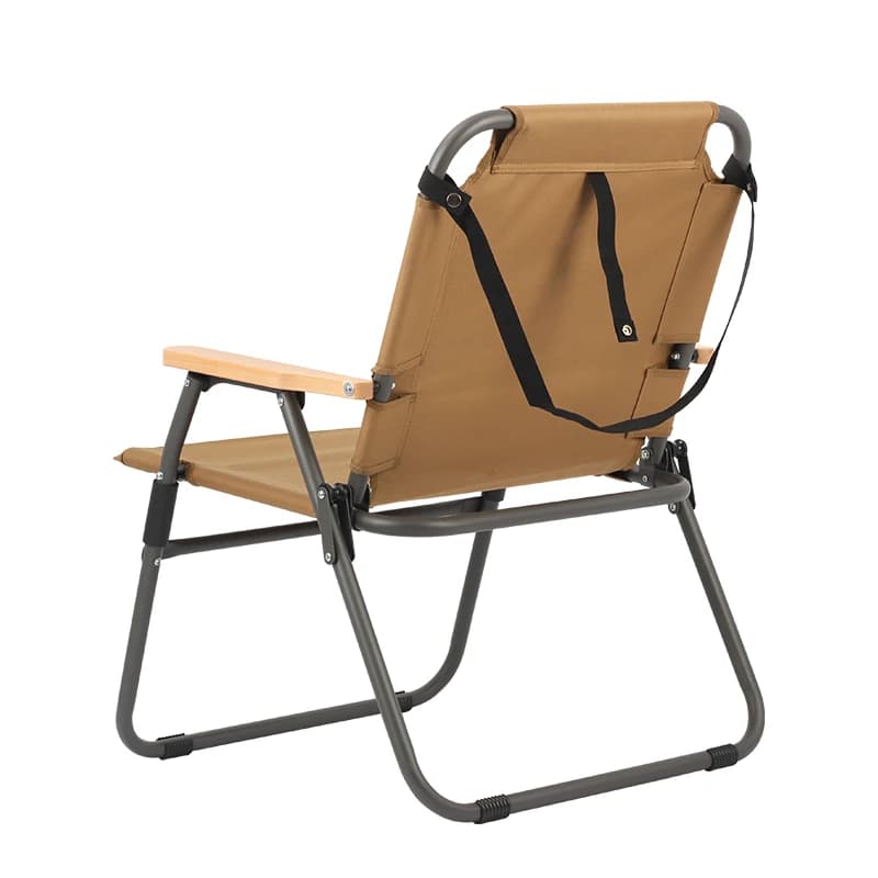 Chaise de pêche pliante large et confortable - Siège individuel pour camping, pique-nique et plage