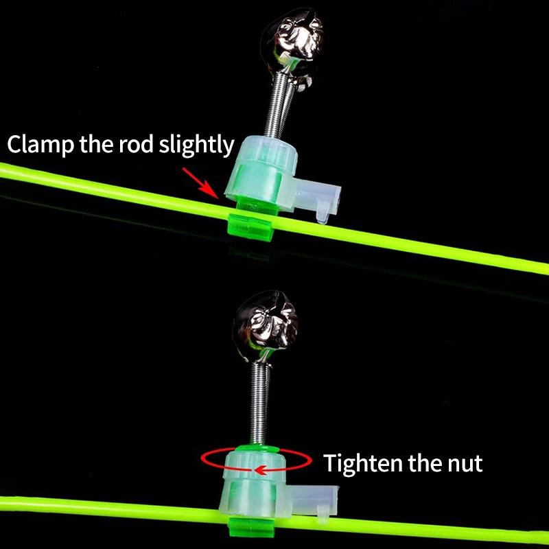 Lot de 5 ou 10 indicateurs de touches clipables - Alarme à clip et clochette verte ABS pour détecter les touches