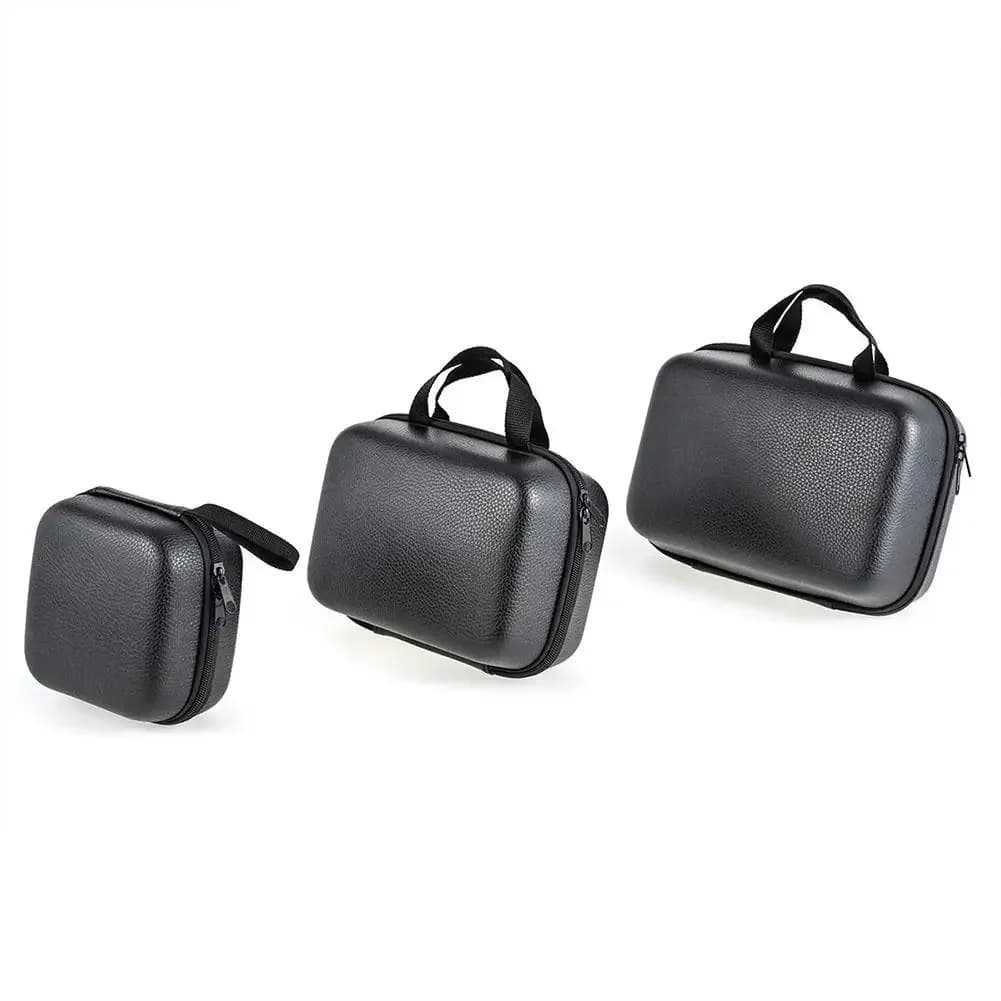 Étui rigide pêche en cuir PU étanche - Protection roue moulinet luxueuse - Boîte rangement matériel
