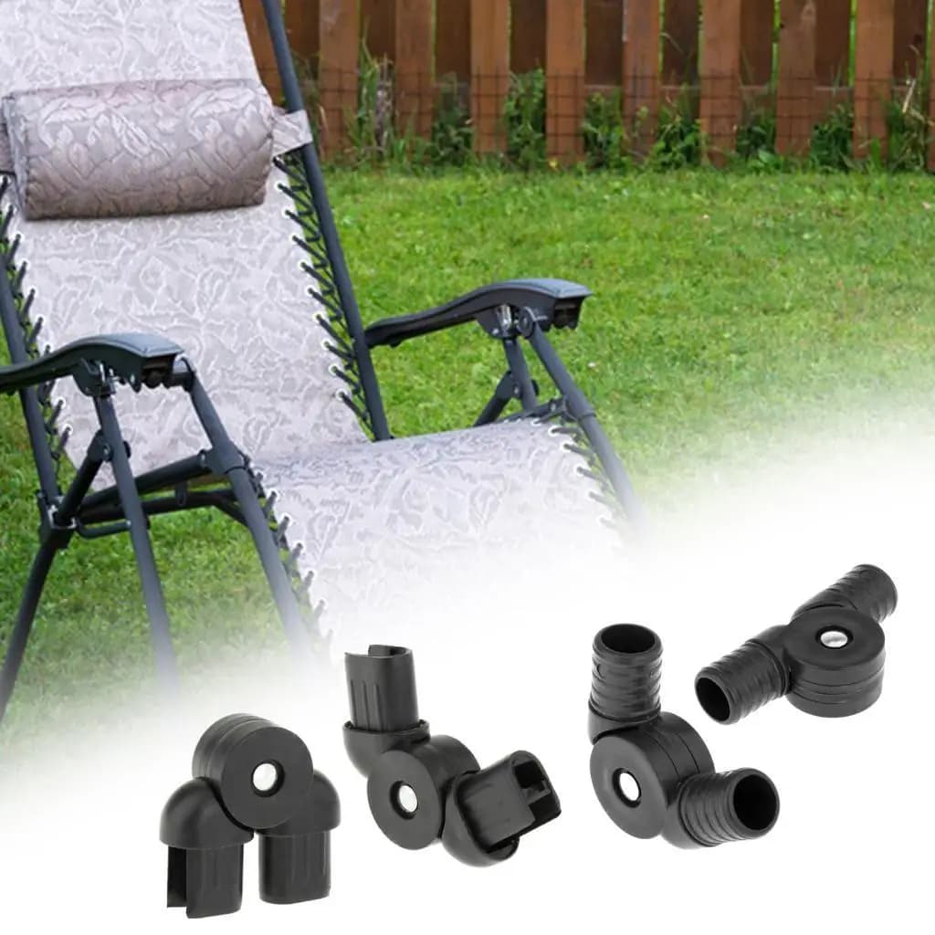 Hinges de siège de pêche 2 pièces - Accessoires légers pour chaise pliante camping pêche