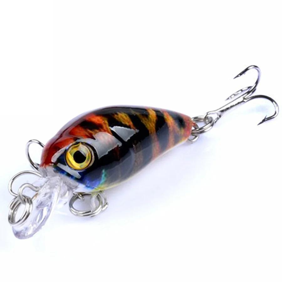 Kit 6pcs crankbaits flottants topwater pour pêche trolling - wobblers durs brochet black bass carpe