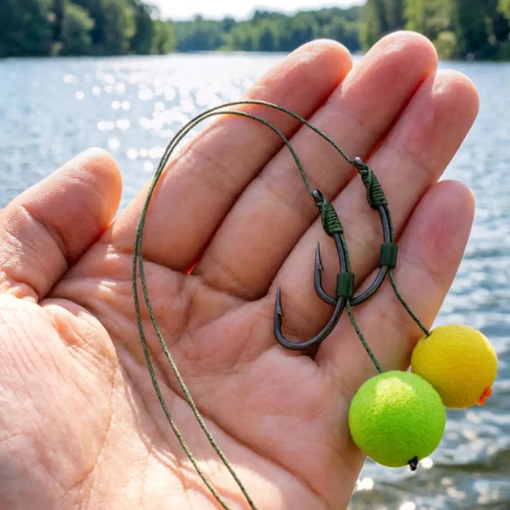 Ligne de pêche à la carpe 20m tresse souple 12 brins 20/25/35LB pour montage hair rig