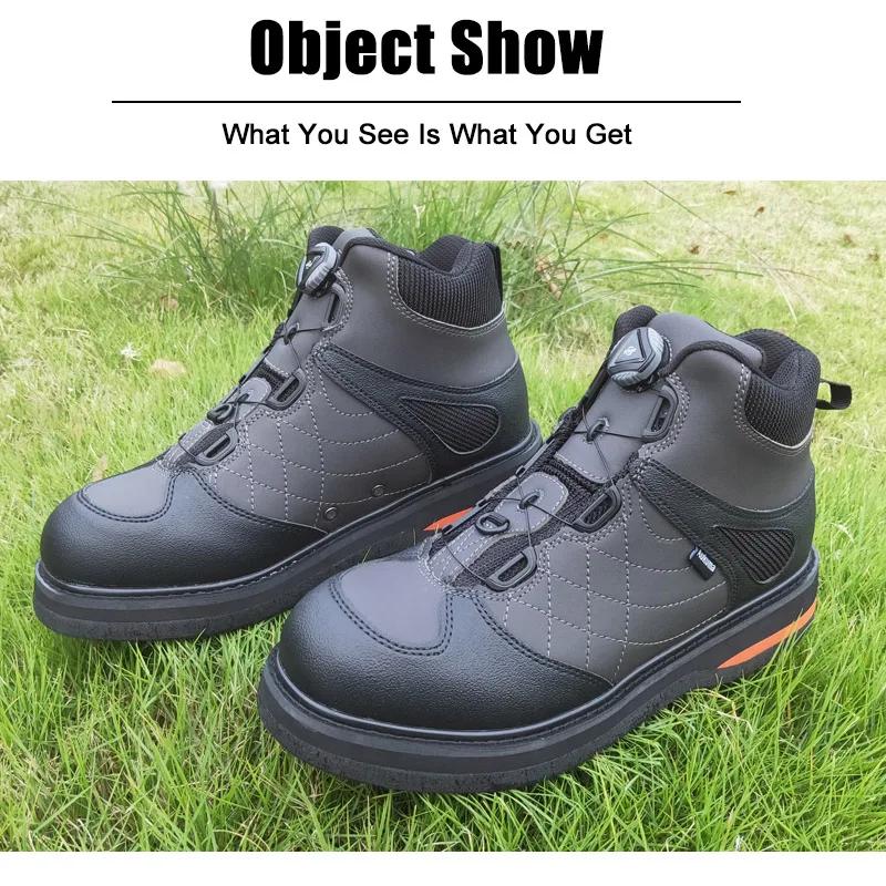 Bottes pêche hiver semelle feutre laçage spinner chaussures glace wading récif montaison pêche extérieure