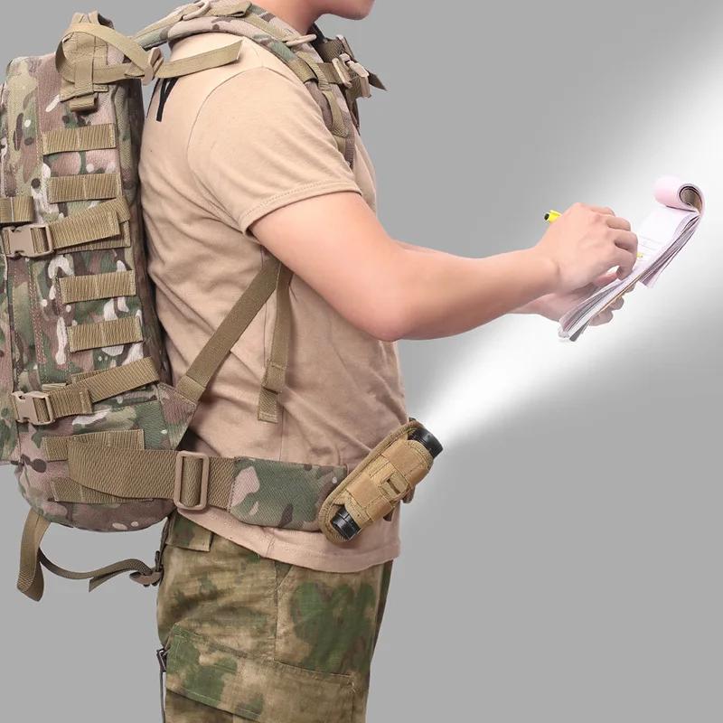 Étui rotatif 360° pour lampe torche tactique chasse pêche étui ceinture holster portable étanche