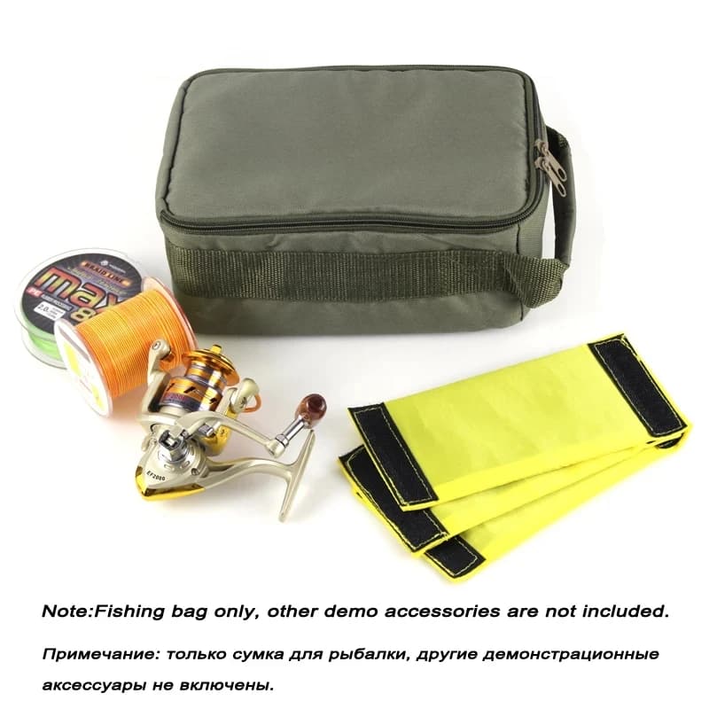 Sac de pêche Oxford grande capacité portable pour cannes, moulinets et leurres - Stockage équipement pêche