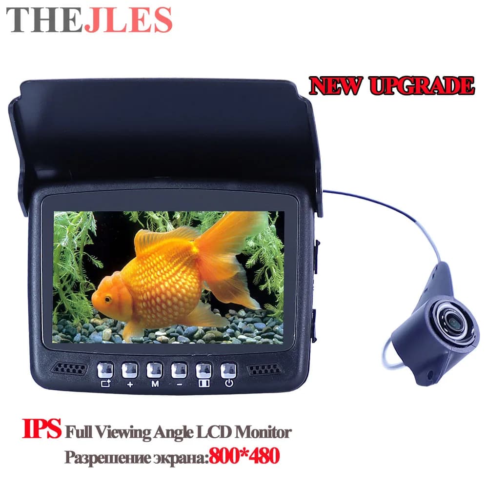 Caméra pêche sous-marine 4.3 pouces IPS 8 lampes IR étanche IP68 cadeau pêcheur homme garçon