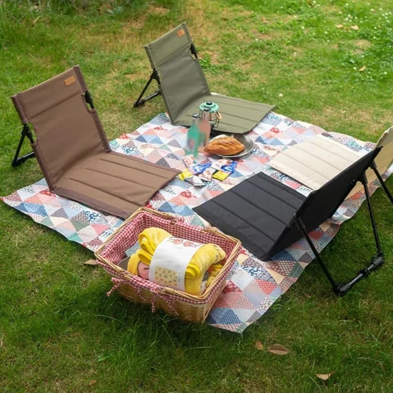 Chaise pliante ultralégère en alliage aluminium pour pêche, plage et road trips - Confort durable camping