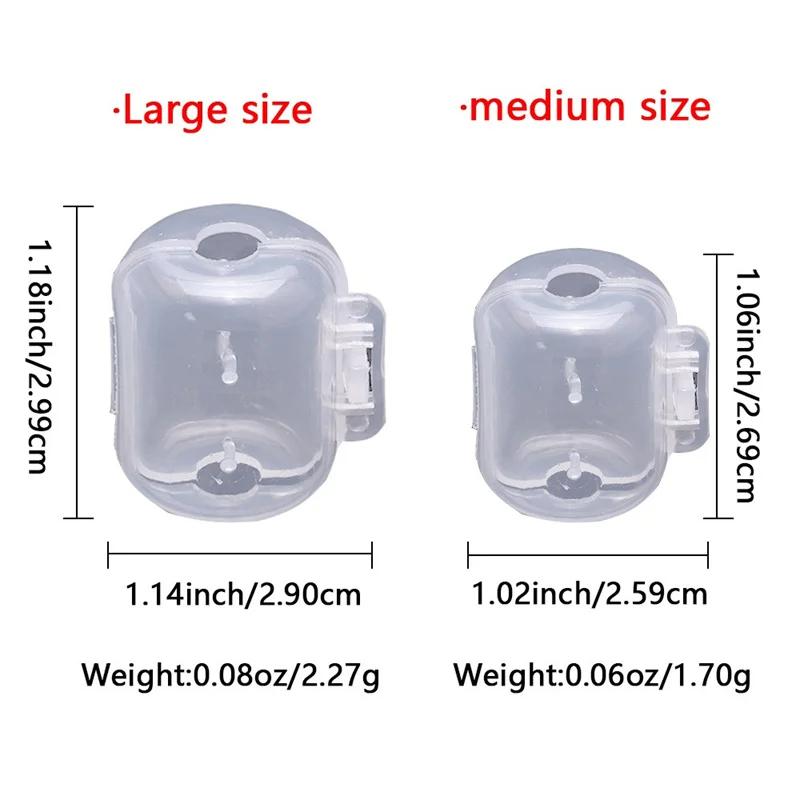Kit 10/20 pièces protecteurs appâts seiche calmar pêche à l'egi avec couvre-hameçons bois