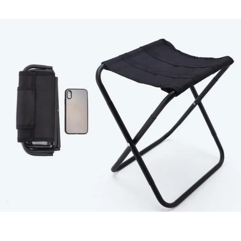 Chaise pliante pêche aluminium haute résistance - Siège camping portable avec sac de transport inclus