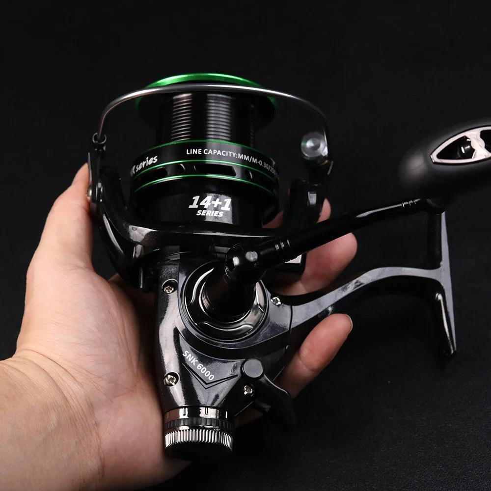 Moulinet JOSBY double frein pour carpe et feeder - conception robuste 3000-6000 idéal pêche sportive