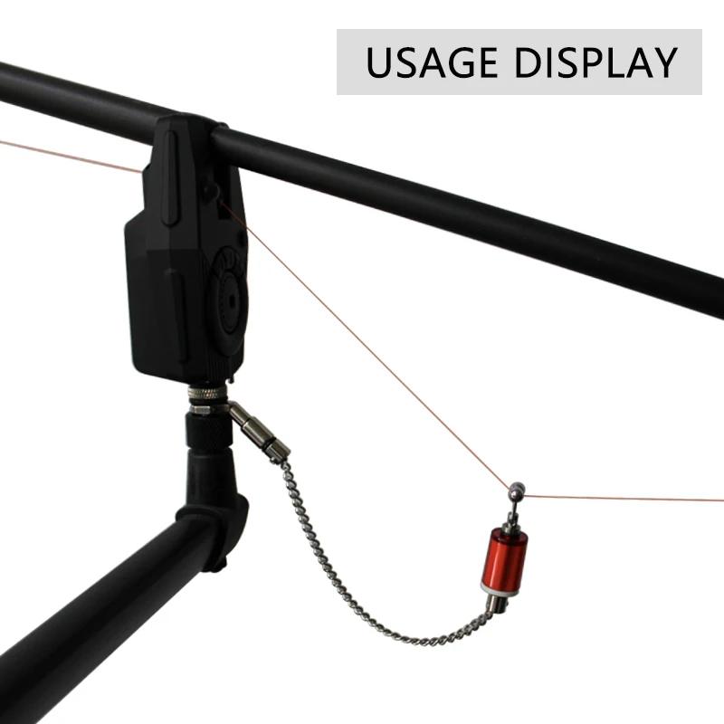 Accessoires pêche carpe : bobine nylon, alarme indicateur, clip ligne pour montage terminal