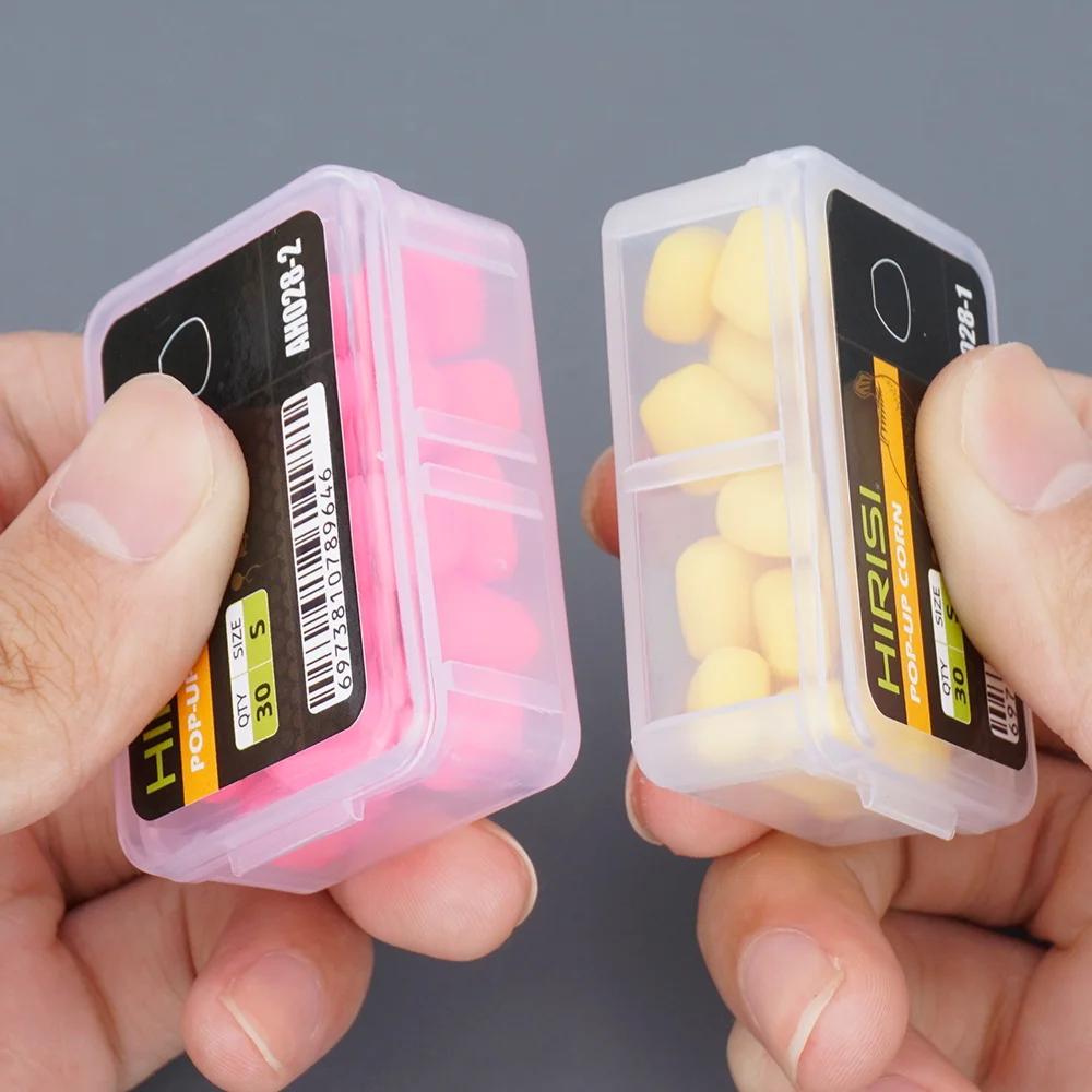 Maïs pop-up Hirisi 30/60 pièces - Appât artificiel flottant pour carp fishing avec présentation naturelle