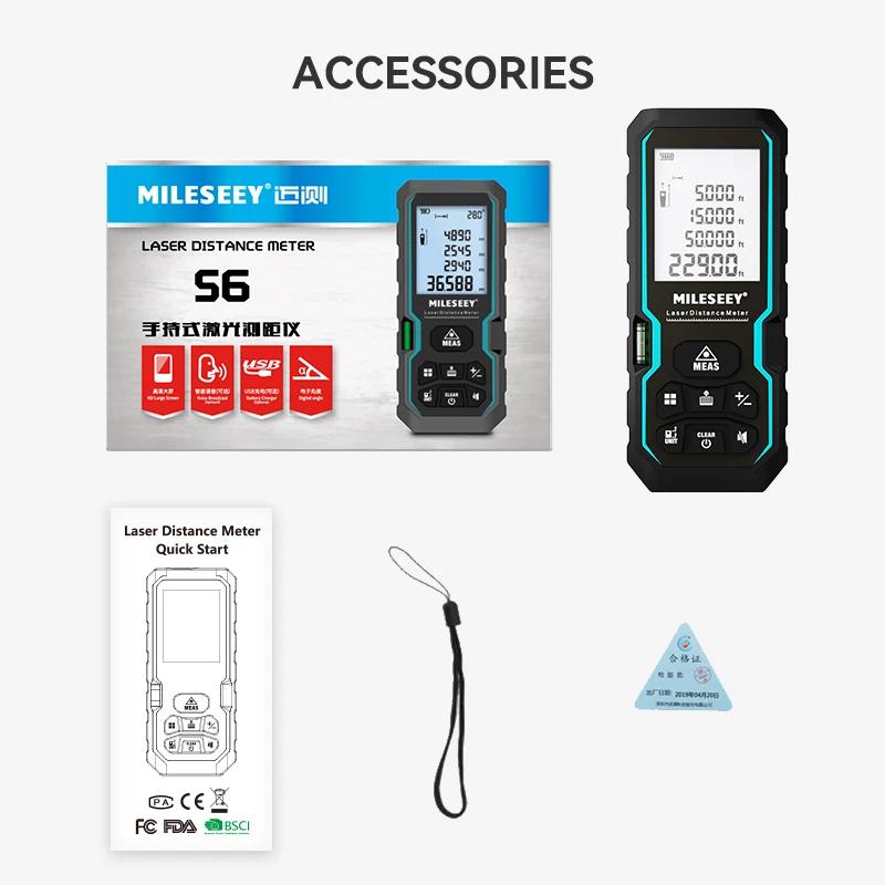 Promotion télémètre laser Mileseey S6 50M à 120M - Mesure précise pour pêche et chantiers