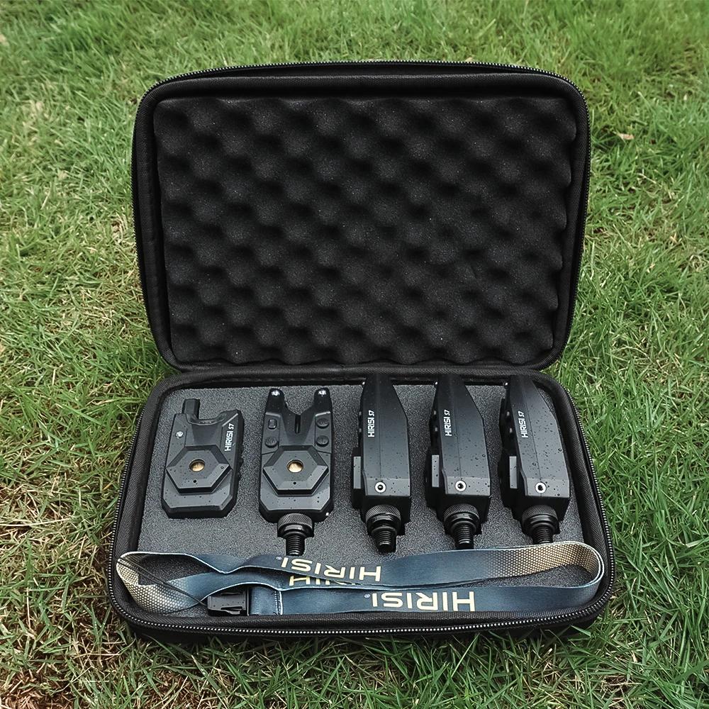Set alarme sans fil Hirisi S7 étanche 1+2 pour pêche carpe avec indicateurs de touche