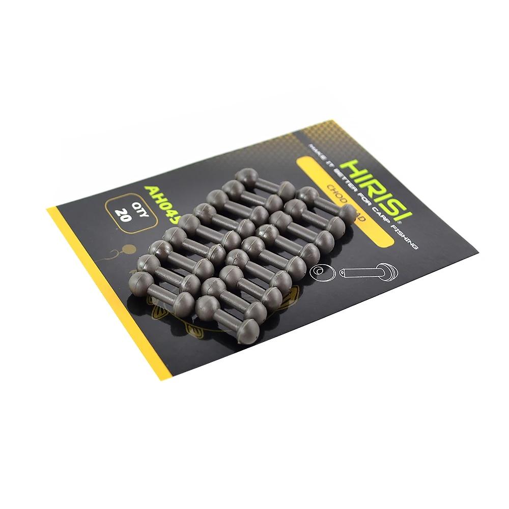 20 perles pour montage chod rig hélicoptère Hirisi - Accessoires de terminal tackle pour pêche carpe