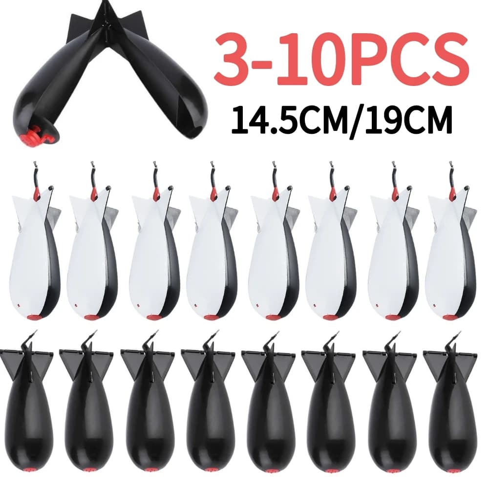 Feeder spod rocket 3-10 pièces pour pêche à la carpe - Distributeur d'appâts flottant précis