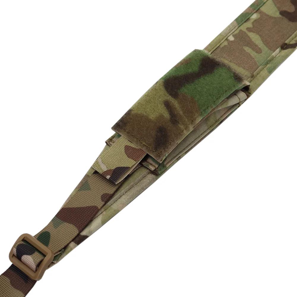 Bretelle fusil modulaire réglable 2 points/1 point - Accessoire pêche et chasse polyvalent transport