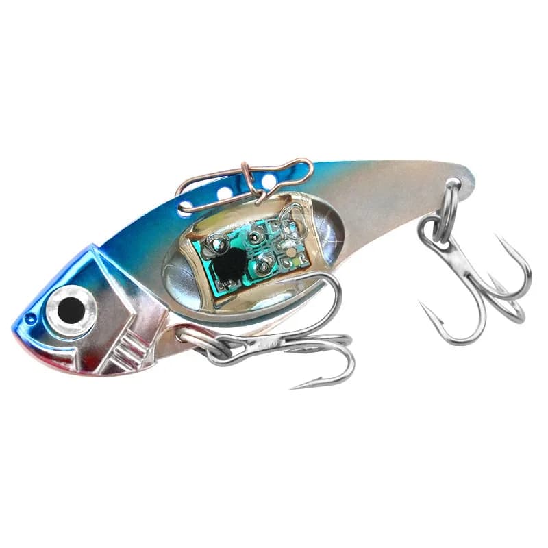 Leurres plombés LED vibrants pour pêche mer jigging calmar lumière clignotante appât poissons