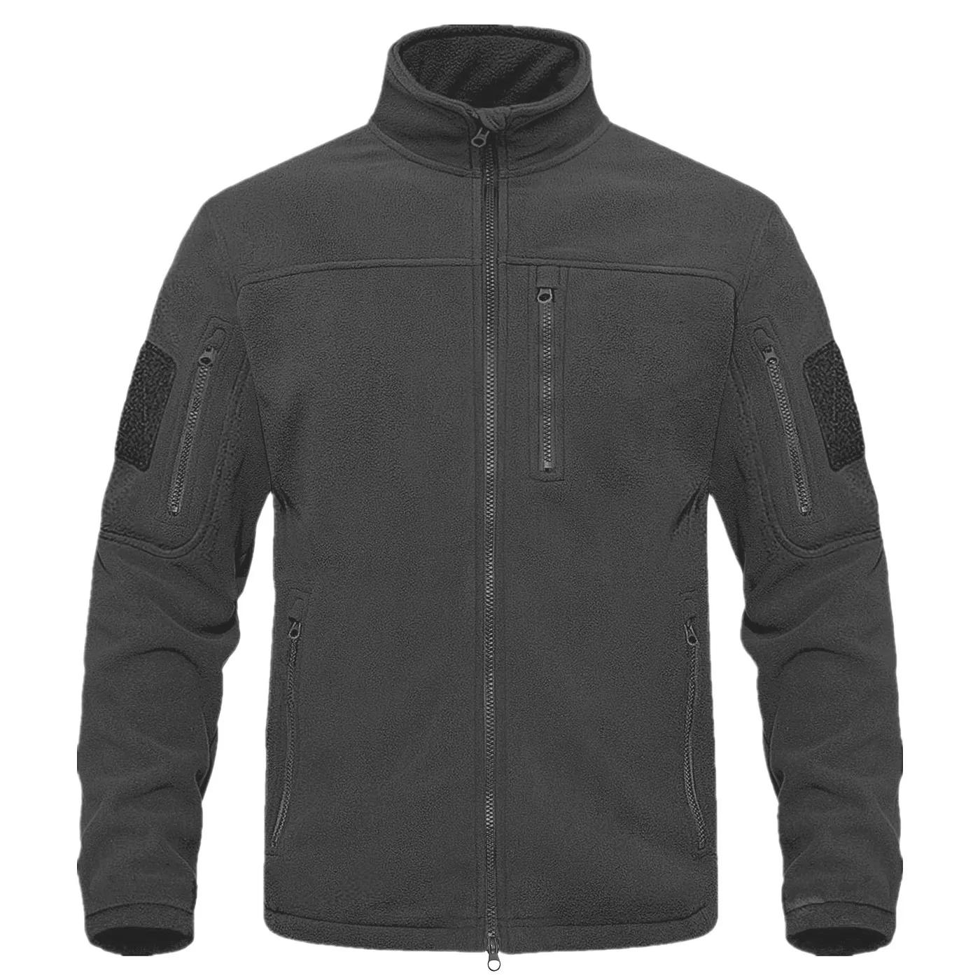 Veste polaire col montant thermique mi-haute pour pêche automne hiver activités outdoor