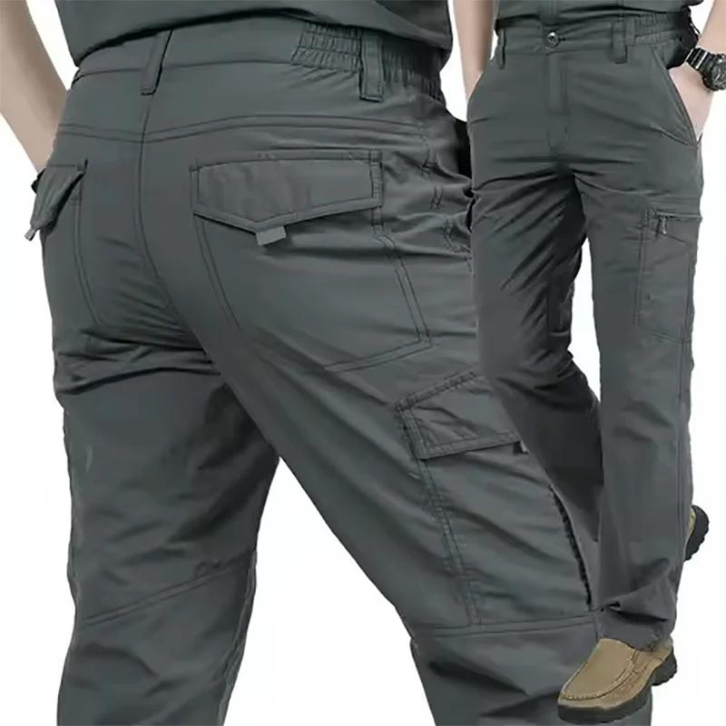 Pantalon séchage rapide homme été pour pêche - Imperméable et respirant pour pêche sportive