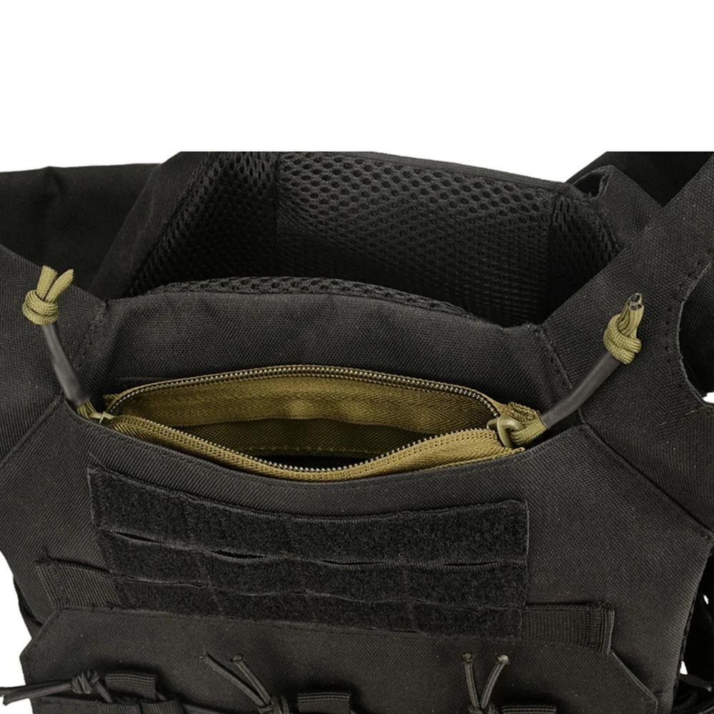 Poche zip tactique équipement poitrine - Insert gilet pêche JPC2.0 CPC AVS airsoft