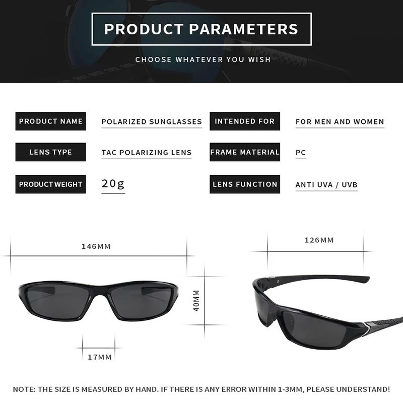 Lunettes de pêche polarisées unisexes pour camping et conduite - Sports outdoor avec protection UV400
