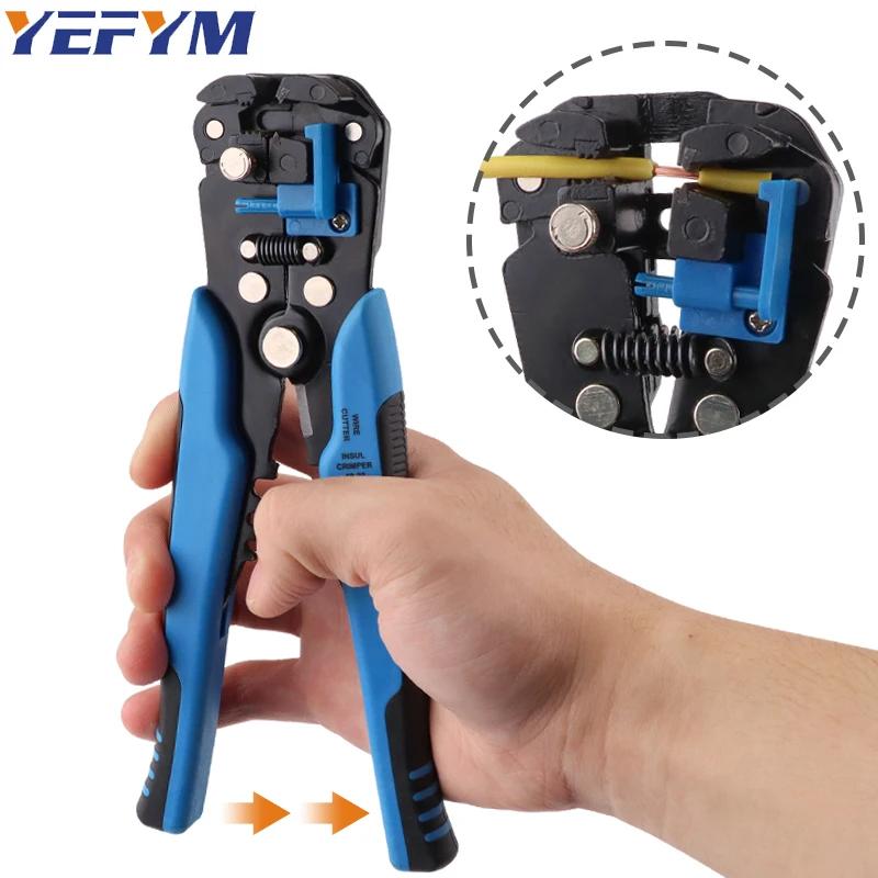 Pince à dénuder automatique 8 pouces auto-réglable 24-10 AWG avec fonction coupe et sertissage