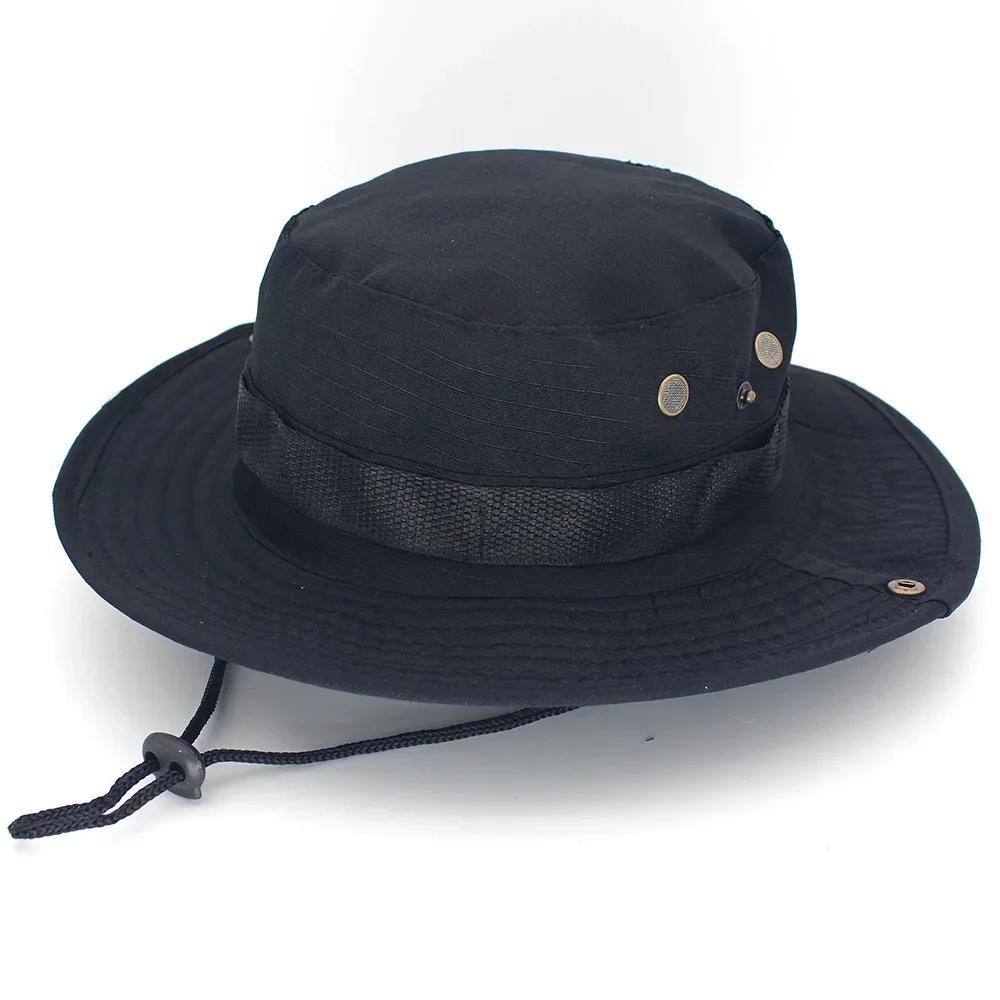 Chapeau bucket camouflage tactique 60CM - Bonnet pêche large protection solaire activités outdoor